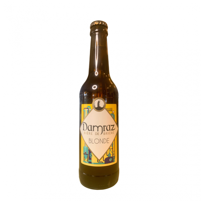 L'image représente la bière blonde "DAMRAZ"