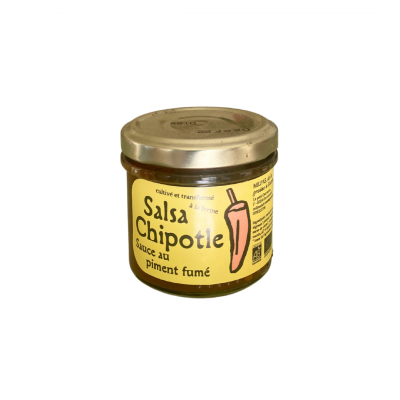 L'image représentel une sauce salsa chipotle