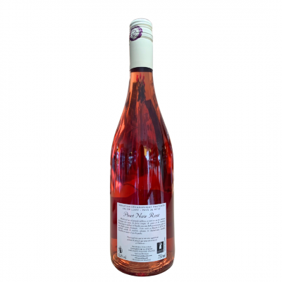 L'image représente l'étiquette du vin rosé