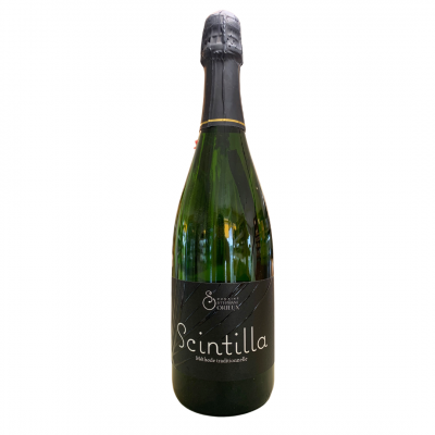 L'image représente un vin pétillant "Scintilla"